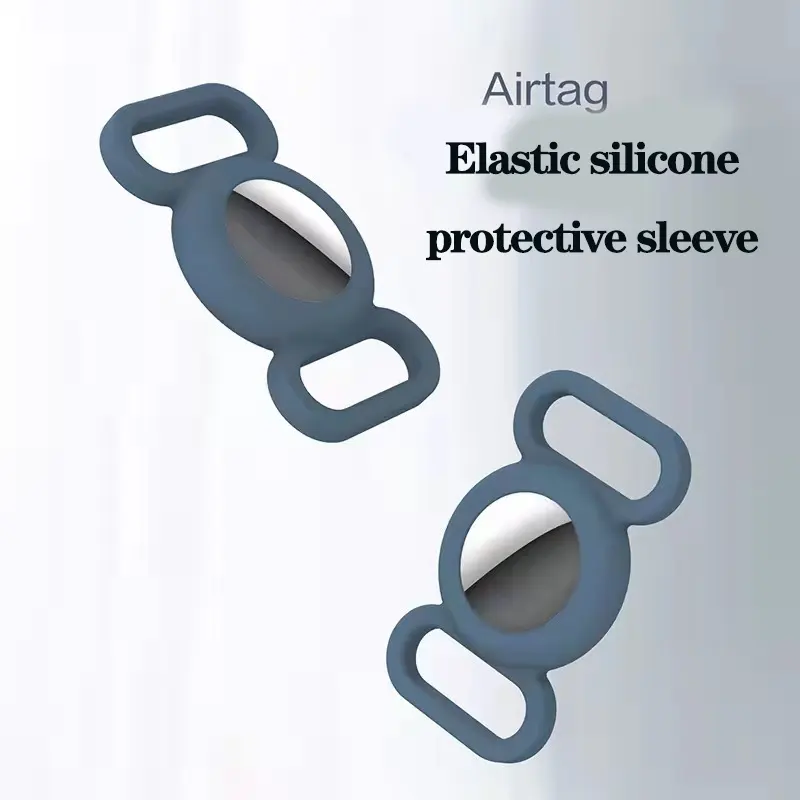 Étui de Protection des colliers, 10 pièces, en Silicone, porte-étiquette d'air, accessoire Portable