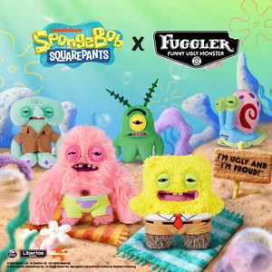 Portachiavi 100% Autentico Fuggler, Mostro Divertente e <span class=keywords><strong>Brutto</strong></span> della Serie SpongeBob, Ciondolo per Borsa, Bambola di Peluche, Blind Box, Giocattolo Decorativo, Regalo - Product Image 1