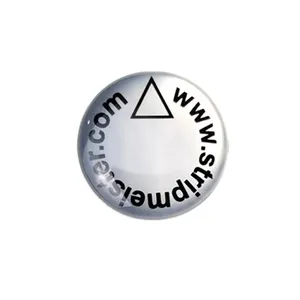 ملصقات راتنج الإيبوكسي من LingJie, ملصقات دائرية الشكل بعلامة تجارية قابلة للتخصيص من LingJie ، قطع كريستالية ثلاثية الأبعاد غير لامعة باللون الفضي