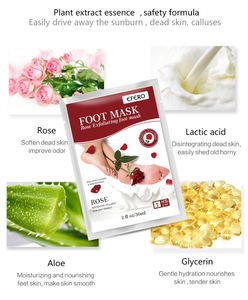 Benenลอกส้นเท้าPatch Care Tslm2 Oem Rose Hakken Verwijderen Dode Huidเล็บเท้าลอกผิวOntgiften Voetenหน้ากากผู้ใหญ่ - Product Image 6