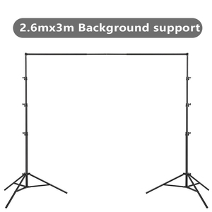 Soporte de Fondo Resistente FOSOTO F-263 de Alta Calidad de 2.6*3m, Kit de Sistema de Soporte de Fondo <span class=keywords><strong>para</strong></span> Fotografía de Estudio Fotográfico - Product Image 2