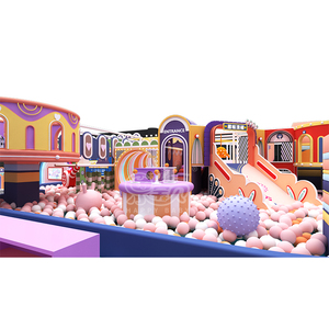 Baby Kids Indoor Playground Center Children Indoor Amusement Playground With Slides - Product Image 1