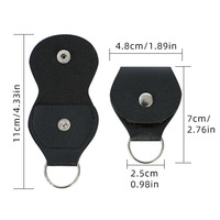 Tas Tangan Mini Kulit PU Berbagai Warna Dompet Koin Bentuk Gantungan Kunci Ringan Desain Timbul Aksesoris Dekorasi Kartun