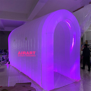 <span class=keywords><strong>Inflatable</strong></span> trắng đường hầm, sáng lối vào đường hầm inflatables, Wedding party trang trí đường hầm <span class=keywords><strong>Inflatable</strong></span> LED chiếu sáng đường hầm - Product Image 2