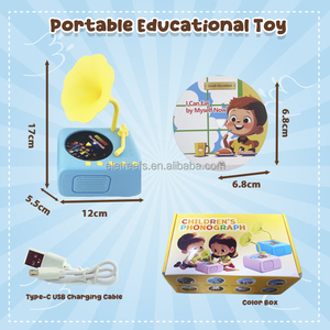 Reproductor de música educativo para niños, máquina de juguete para aprender inglés, <span class=keywords><strong>lector</strong></span> de tarjetas Flash parlante - Product Image 5