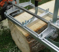 Scierie portative pour la coupe de bois et de menuiserie, avec guide de sciage pour barres de planchage, en aluminium et acier, pour les constructeurs