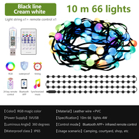 Guirlande lumineuse LED USB Dreamcolor DC5V, étanche, WS2815, lumières féériques, application musicale BT, décoration de Noël, fête d'anniversaire