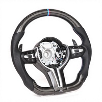 Volant en cuir à 3 branches pour BMW E46 M3 E90 Série 3 - Assemblage neuf amélioré de la marque YLC