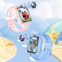 Reloj GPS 4G para Niños con Tarjeta SIM, Monitor de Ritmo Cardíaco, Videollamada, Chat de Voz, Reloj Inteligente para Niños con GPS
