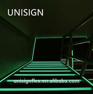 Film lumineux personnalisé découpé à l'emporte-pièce panneaux <span class=keywords><strong>de</strong></span> sécurité matériau photoluminescent rouleau <span class=keywords><strong>de</strong></span> vinyle en vrac - Product Image 6