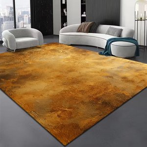 Tamis Pour or impprime velours En Cour gros de veludo 3 m x 2 m phòng ngủ không trượt 3D in vàng thảm thiết kế mới thảm mềm - Product Image 3