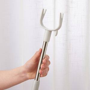 Venta al por mayor ajustable telescópico de acero inoxidable <span class=keywords><strong>ropa</strong></span> secado alcance palo duradero retráctil <span class=keywords><strong>ropa</strong></span> tenedor <span class=keywords><strong>para</strong></span> armario espacio - Product Image 6