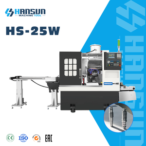 เครื่องกลึงซีเอ็นซีแนวนอนแบบแกนเดี่ยว 3 แกน รุ่น HS-25W ความแม่นยำสูง 3000 รอบต่อนาที สำหรับงานปานกลาง แบบเตียงเอียง พร้อมความสามารถในการกัดขึ้นรูปขั้นสูง - Product Image 1