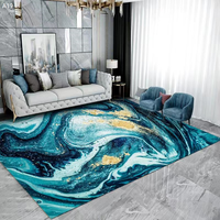 Tapis de salon épais antidérapant, le plus grand, lavable en machine, décoration moderne pour la maison, tapis en velours cristal, adapté aux animaux domestiques, rembourré