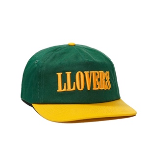 หมวกผ้าฝ้ายปักโลโก้แบบกำหนดเอง 5 แผง ปีกโค้งเล็กน้อย แบบ Snapback - Product Image 4
