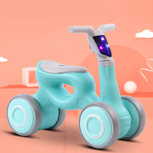 Auto a Spinta per Bambini, Bicicletta Senza Pedali Economica in Plastica, Mini Bici da Equilibrio per Bambini, Giocattolo a Quattro Ruote, Trattore a Spinta per Bambini - Product Image 4