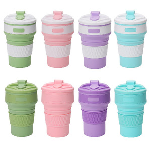 Botella de Agua Plegable de Silicona, Taza Plegable de Silicona para Viaje, para Auto - Product Image 1