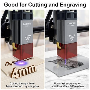 Module <span class=keywords><strong>laser</strong></span> bleu à focalisation fixe <span class=keywords><strong>LASER</strong></span> TREE 45 mm, puissance 5 W, avec protection oculaire pour découpe CNC - Product Image 2