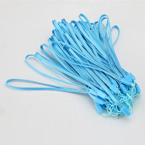 Handmade Outdoor Polyester Phone Keychain Braided Chain Woven Rope Lanyard in Trouser Style Ins Mobile Phone Strap