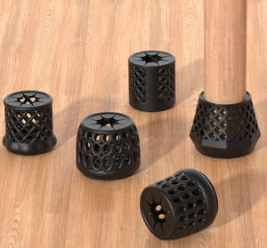 Couvre-pieds <span class=keywords><strong>de</strong></span> chaise 3D creux autobloquant en feutre, couleur unie, protection silencieuse, antidérapant, résistant à l'usure, tapis <span class=keywords><strong>de</strong></span> protection pour meubles - Product Image 3