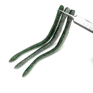 10 पीसी कृत्रिम मछली पकड़ने वाले ताजे पानी के साल्टवाटर मछली पकड़ने वाले नरम लवण 4 ग्राम समुद्री कीड़े मिट्टी 120 मिमी धीमा डूबता - Product Image 5