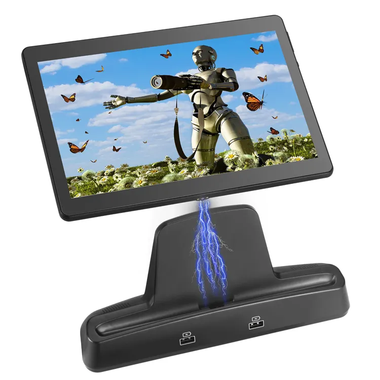 2020 OEM PC Murah 10 Inch Semua Dalam Satu Tablet Android 3G Docking Station PC Tablet Charger Nirkabel Dipatenkan tablet UNTUK RESTORAN