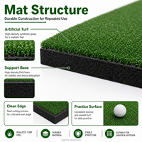 Tapis de frappe de golf professionnel XJT 750*1000cm, grand tapis d'entraînement pour practice de golf, vente en gros, logo personnalisé, directement de l'usine, en vrac
