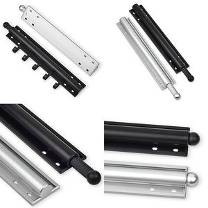 Porte-vêtements télescopique mural pour placard, salle de bain, cuisine, buanderie, avec crochets et barre de suspension - Product Image 2