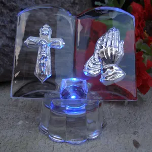 Crystal Glass Holy Bible gift holy crystal decoration bible baby baptism gifts