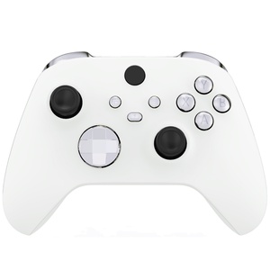 Boutons de remplacement chromés argentés pour manettes Xbox Series X S : gâchettes, croix directionnelle, ABXY, Start, Retour, Sync, Share - Product Image 1