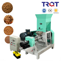 Extrudeuse de nourriture pour poissons de type sec DGP60 durable, longue durée de vie, machine automatique de fabrication de granulés pour animaux domestiques, chiens et chats