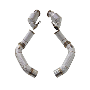 Ecnal pour BMW M5 F90 V8 4.4T Acier inoxydable Sport Downpipe Tuyau avant - Product Image 1