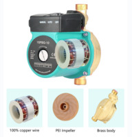 Pompa Booster Shower Surya Otomatis Sirkulasi Air Panas Tekanan Tinggi 15-10/160 Bodi Kuningan/Besi Cor 220V-240V Tersedia OEM