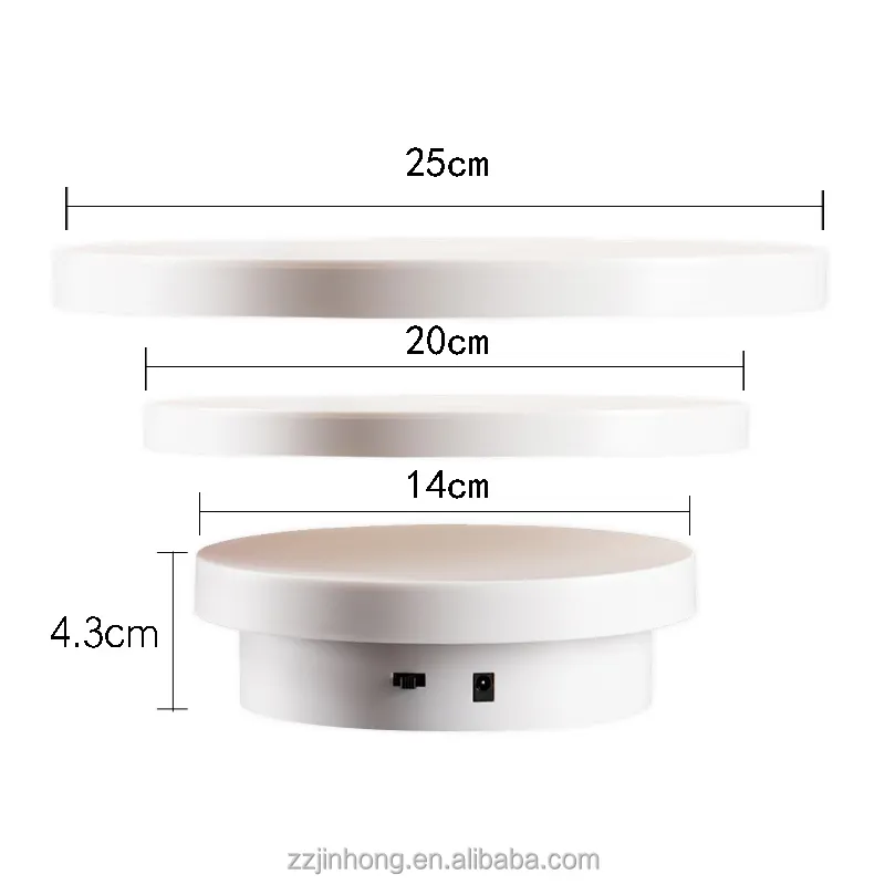 Twee In Op Of Drie In Een Roterende Display Stand Elektrische 360 Graden Draaien Draaitafel