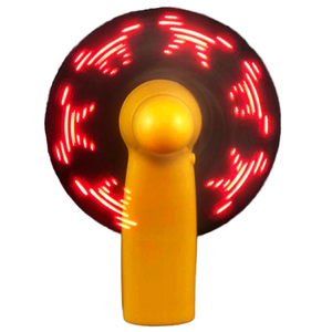พัดลมพกพาขนาดเล็ก LED สีสันสดใส พัดลมมือถือแบบใช้แบตเตอรี่ พร้อมสายคล้อง สำหรับนักเรียน ของขวัญ ตกแต่งงานปาร์ตี้ - Product Image 4