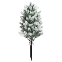 Arbres topiaires artificiels en plastique écologiques de 50 cm, cypressiers résistants aux intempéries, verdure à piquet pour décoration extérieure de mariage