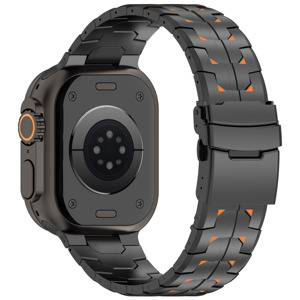 สายนาฬิกาไทเทเนียม RYB สำหรับ <span class=keywords><strong>Apple</strong></span> <span class=keywords><strong>Watch</strong></span> 41 มม. แบบพับได้ ใช้ได้กับ <span class=keywords><strong>Series</strong></span> 9 8 7 6 5 <span class=keywords><strong>4</strong></span> 3 2 1 SE สายเปลี่ยน - Product Image 6