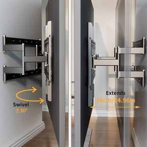 Support <span class=keywords><strong>mural</strong></span> pour téléviseur de 55 à 100 pouces <span class=keywords><strong>Bras</strong></span> <span class=keywords><strong>articulé</strong></span> pour support TV à mouvement complet - Product Image 5