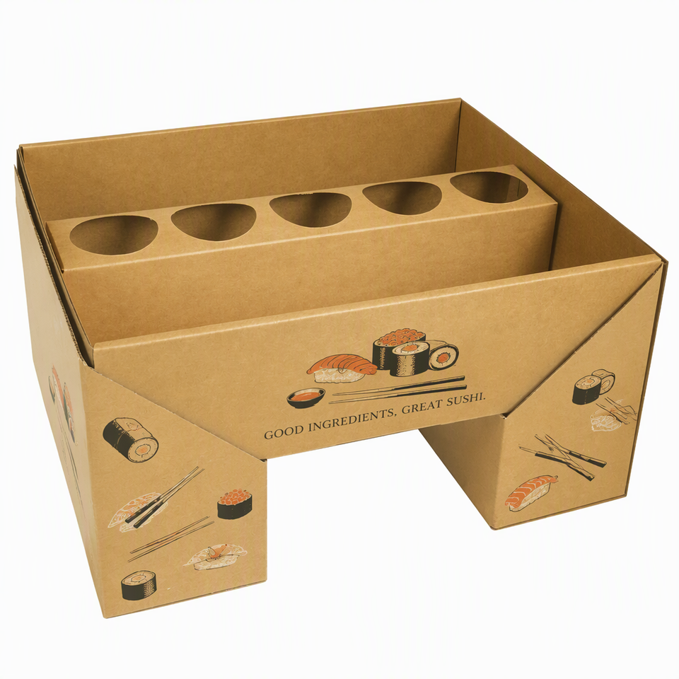 Custom Corrugated Paper Grazing Picnic Box Double Opening Drawer Food ...