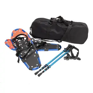 YumuQ China Best Plastic Double Ratchet Binding Snowshoes With Heel Lift Solid Crampons Aluminum Snow Shoes
