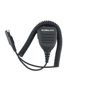Global Ptt <b>Speaker</b> <b>Microphone</b> For ZTE PH690 PH900 PH600 Walkie Talkie Accessories Audio Attachment - Product Image 1