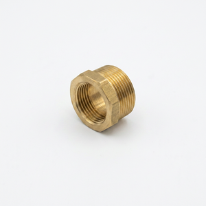 Accesorio de Tubería Personalizado de Alta Calidad, Conector Hexagonal Macho x Hembra de Latón (AOL-06) SAE # 130140 - Product Image 1