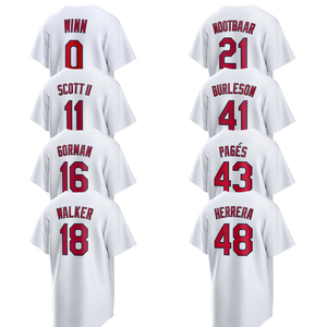 Camisetas de Béisbol Personalizadas 2025 para Hombre y Mujer, Jersey Local de St. Louis, Bordadas y Cosidas, Uniformes Juveniles, Ropa Deportiva - Product Image 1