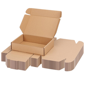 Các tông sóng vận chuyển gửi thư hộp carton cho quần áo giày Quà Tặng Giấy đóng gói tùy chỉnh trắng nâu đen hộp bưu phẩm - Product Image 4