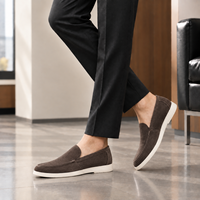 Mocassins en daim de vache pour hommes en gros – Cadeau de Thanksgiving et de Noël pour mari, papa, fête de fin d'année