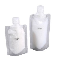 Pochettes à Boissons Transparentes de Haute Qualité en PET+PE Recyclable, Imprimées par Gravure, avec Bec Verseur, 100ML/150ML/250ML/500ML, Sachets Doypack pour Eau - Product Image 5