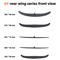 Aileron arrière AXIS Foil Skinny Tail en fibre de carbone pour sports nautiques, stabilisateur de queue, accessoires d'hydrofoil, différentes tailles, universel, noir