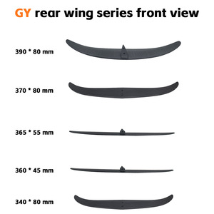 Aileron arrière AXIS Foil Skinny Tail en fibre de carbone pour sports nautiques, stabilisateur de queue, accessoires d'hydrofoil, différentes tailles, universel, noir - Product Image 5