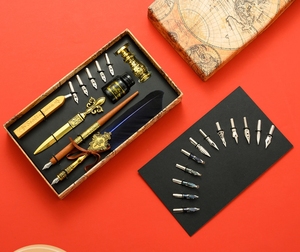 Popolare Calligrafia Penna Stilografica Set Calligrafo Macaron Penna Stilografica, 5 Cartucce di Inchiostro Kit Perfetto Per Lettering Principiante - Product Image 2