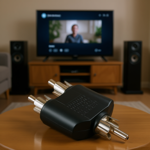 Adaptador de Conector RCA a 2 Conectores RCA, Divisor de Audio y Video - Product Image 2